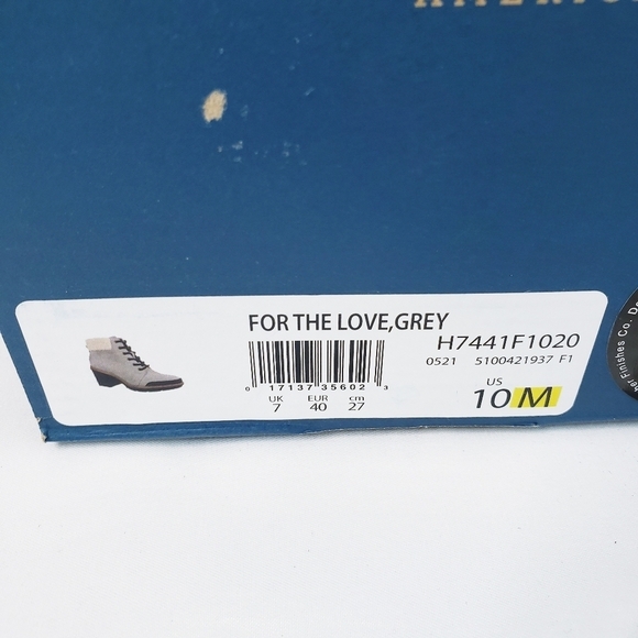 NIB Dr. Scholl's For the Love Block Heel Ankle Booties Gray Sz 10 - Picture 10 of 11